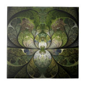 Frühlings-Buntglas Fliese (Vorderseite)