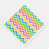 Frühlings-Chevron-Papier-Servietten Serviette (Ecke)