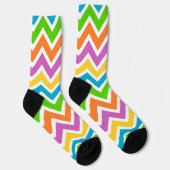 Frühlings-Chevron-Socken Socken (Rechts)