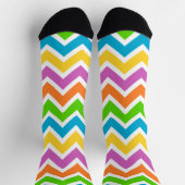 Frühlings-Chevron-Socken Socken (Oben)