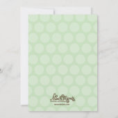 Frühlings-Cocktail-Party Einladung (Rückseite)