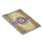 Frühlings-Edelstein-Mandala Notizblock (Rechte Seite)