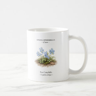Frühlings-Ephemeriden Japans – Ezo Corydalis Kaffeetasse