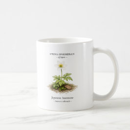 Frühlings-Ephemeriden Japans – Japanische Anemone Kaffeetasse