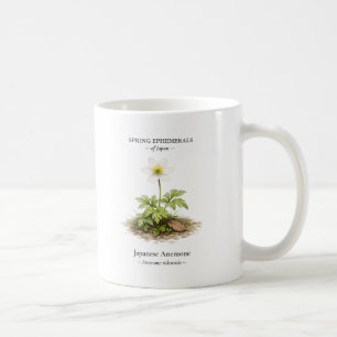 Frühlings-Ephemeriden Japans – Japanische Anemone Kaffeetasse