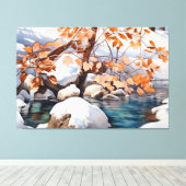 Frühlings Erwachen Leinwanddruck (Insitu (Holzboden))
