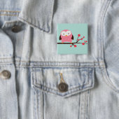 Frühlings-Eule Button (Beispiel)