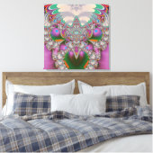 Frühlings-Eule Leinwanddruck (Insitu (Schlafzimmer))