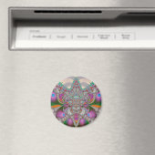 Frühlings-Eule Magnet (In Situ (Geschirrspüler))