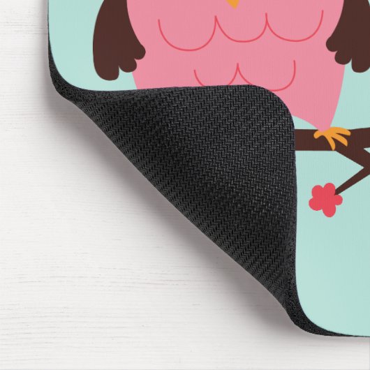 Frühlings-Eule Mousepad (Ecke)