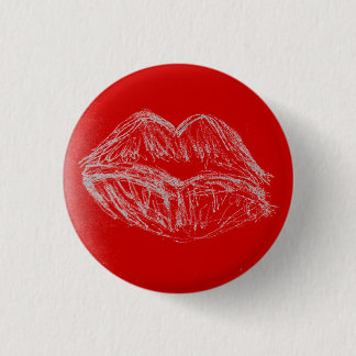 Frühlings-Fantasie - Lippenstift-Lippen Button