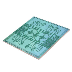 FRÜHLINGS-FANTAVOLLER ART DECO: ELEGANZ IN AQUA FLIESE