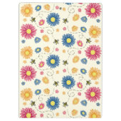 Frühlings-Farben Klemmbrett (Rückseite)