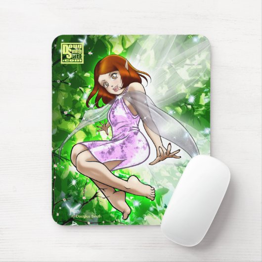 Frühlings-Fee Mousepad (Mit Mouse)