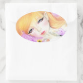 Frühlings-feenhafter Veilchen AUFKLEBER (Tasche)