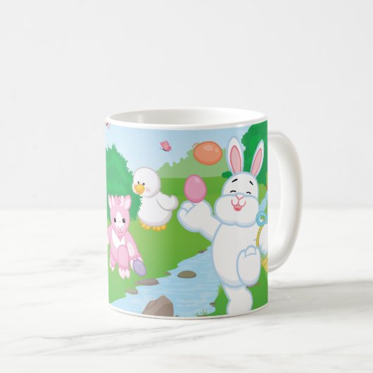 Frühlings-Feier-Ei-Jagd Kaffeetasse (VorderseiteRechts)
