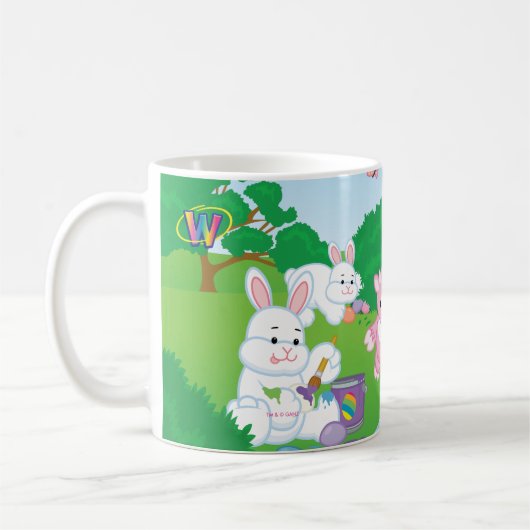 Frühlings-Feier-Ei-Jagd Kaffeetasse (Links)