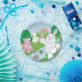 Frühlings-Feier-Ei-Jagd Pappteller (Party)