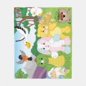 Frühlings-Feier im Kinzville Park Fleecedecke (Vorderseite)