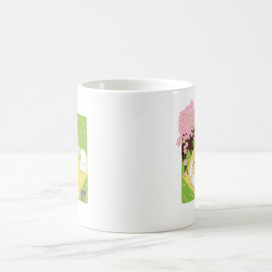 Frühlings-Feier-Picknick Kaffeetasse (Mittel)