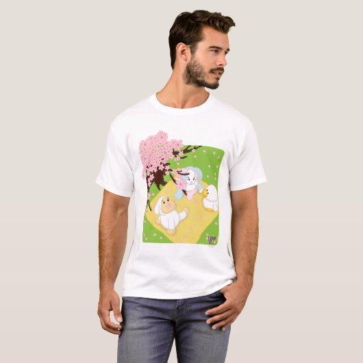 Frühlings-Feier-Picknick T-Shirt (Vorne ganz)
