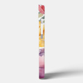 Frühlings-Floral-Monogramm Case-Mate iPhone Hülle (Rückseite / Links)