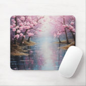 Frühlings Flussufer Mousepad (Mit Mouse)
