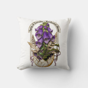 Frühlings-Foxglove-Zweig, Geschenk für Freunde Kissen