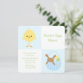 Frühlings-Freund-Osterei-Jagd Feiertagskarte (Stehend Vorderseite)