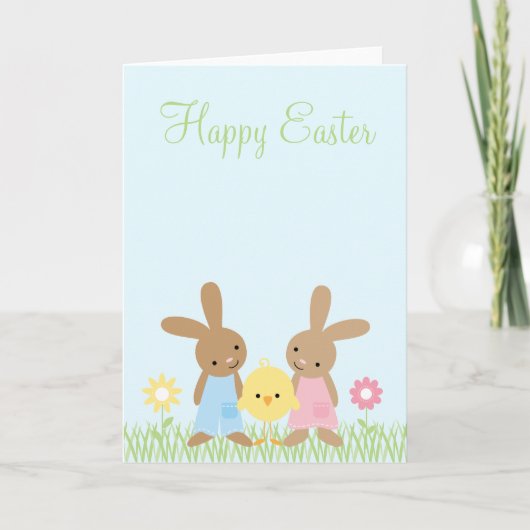 Frühlings-Freund-Ostern-Gruß-Karten Feiertagskarte (Vorderseite)