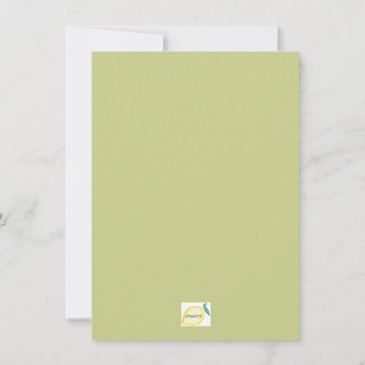 Frühlings-Gänseblümchen-Brunch-Einladung Einladung (Rückseite)