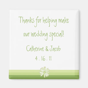 Frühlings-Gänseblümchen-Gastgeschenk Magnet