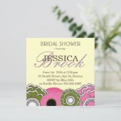 Frühlings-Garten-Brautparty Einladung (Stehend Vorderseite)