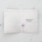 Frühlings-Garten, der an Sie denkt Karte (Innenseite)