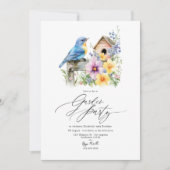 Frühlings-Gartenparty für jeden Anlass Einladung (Vorderseite)