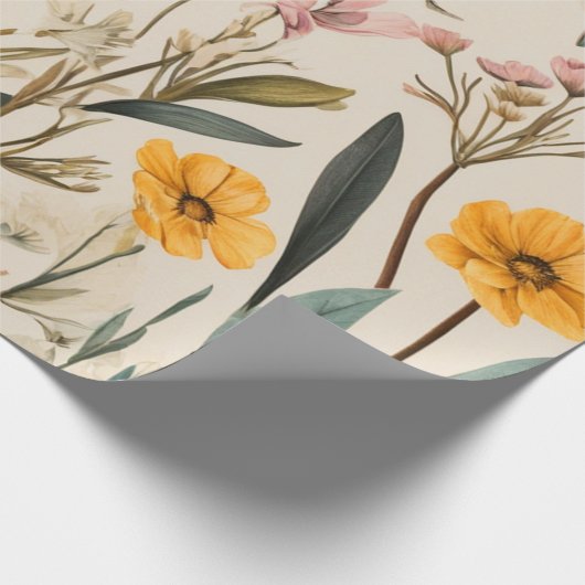 Frühlings Gefühle Geschenkpapier (Ecke)