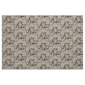 Frühlings-Gewebebraun des Fahrradfahrrades Stoff (Fat Quarter (45,7 x 55,9 cm))