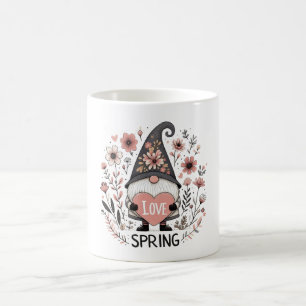 Frühlings-Gnom-Liebe-Tasse Kaffeetasse