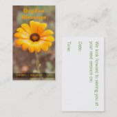 Frühlings-grelle afrikanisches terminkarte (Vorne/Hinten)