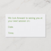 Frühlings-grelle afrikanisches terminkarte (Rückseite)