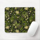 Frühlings Grün-Gold-Muster Mousepad (Mit Mouse)