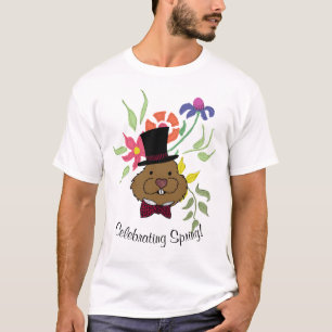Frühlings-Grundhogatag feiern T-Shirt