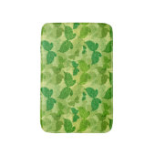 Frühlings-grünes Muster Badematte (Vorderseite Vertikal)