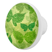 Frühlings-grünes Muster Keramikknauf (Rechts)