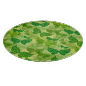 Frühlings-grünes Muster Schneidebrett (Ecke)