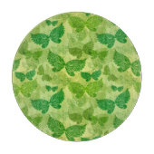 Frühlings-grünes Muster Schneidebrett (Vorderseite)