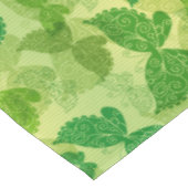 Frühlings-grünes Muster Tischdecke (Schrägansicht)
