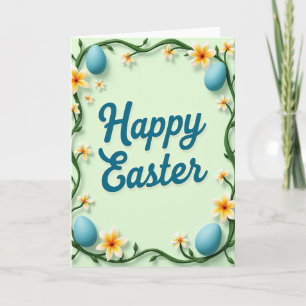 Frühlings-Grußkarte mit Blumenmotiv Karte