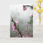 Frühlings-Harmonie-Gruß-Karte Karte (Gelbe Blume)