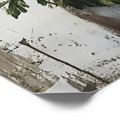 Frühlings-Hasen-Karotten-Druck, Osterhase Poster (Ecke)